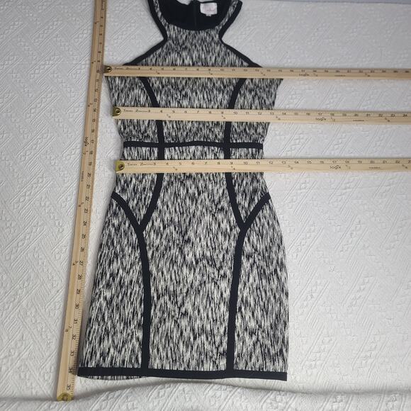 Parker bodycon abstract design cocktail dress party goth grunge office siren - Picture 7 of 9